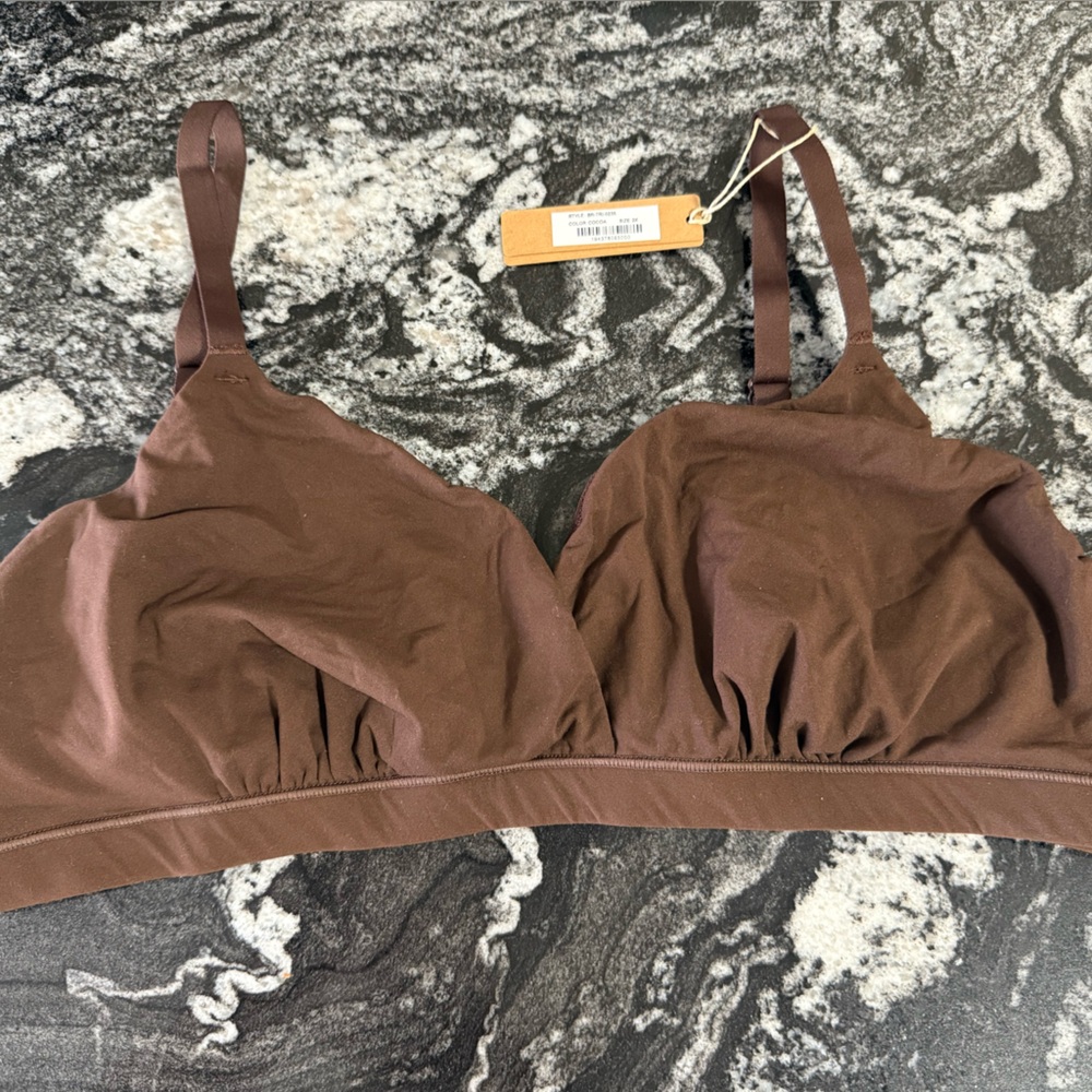 SKIMS Brown Wireless Bralette